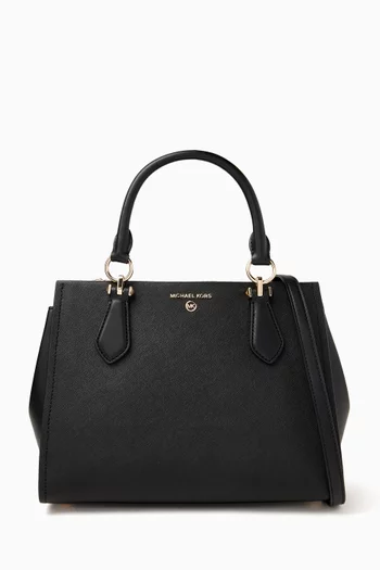 Medium Marilyn Satchel Bag in Leather