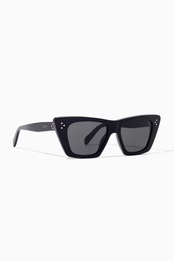 Cat-eye Sunglasses in Acetate 