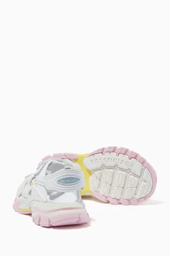 Track Sandals in Mesh and Nylon