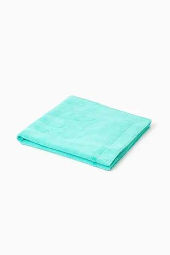 Logo-jacquard Beach Towel in Organic Cotton