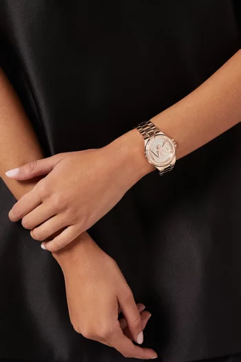 Lennox Pavé Quartz Watch, 37mm    