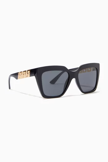La Greca Sunglasses in Acetate & Metal 