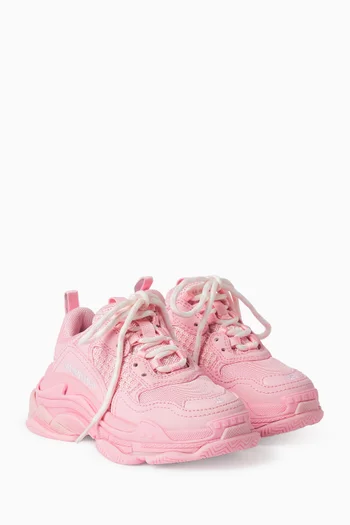 Triple S Sneakers in Foam & Mesh