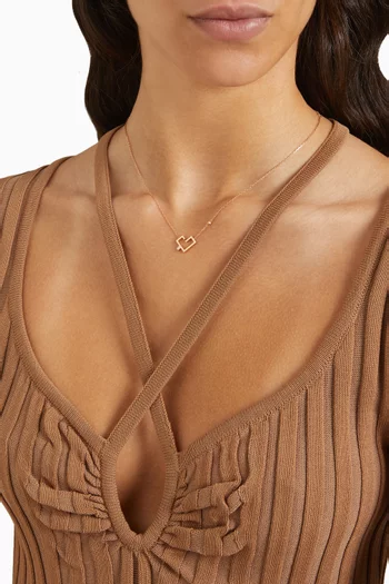 Hubb Diamond Necklace in 18kt Yellow Gold 