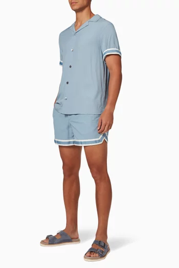 Baller Swim Shorts in Recycled Nylon 