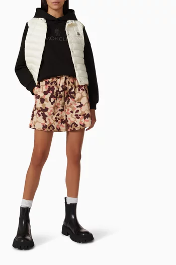 Camo Print Shorts in Cotton 