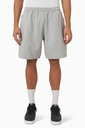 Swoosh Shorts in Cotton Fleece  