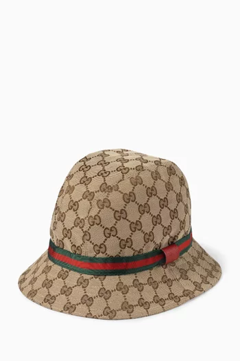 GG Fedora in Cotton Blend