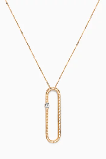 Cambre Diamond Necklace in 18kt Yellow Gold    