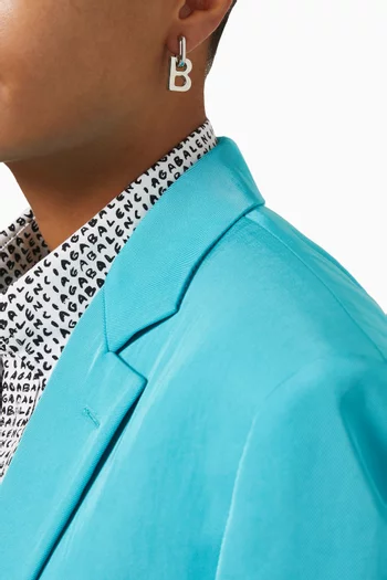 B Chain XS Earrings in Brass