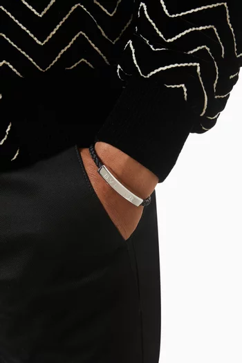 Bvlgari Bvlgari Bracelet in Leather & Rubber