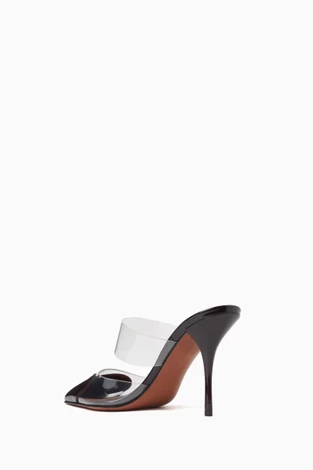 Heart 90 Mules in Patent Leather