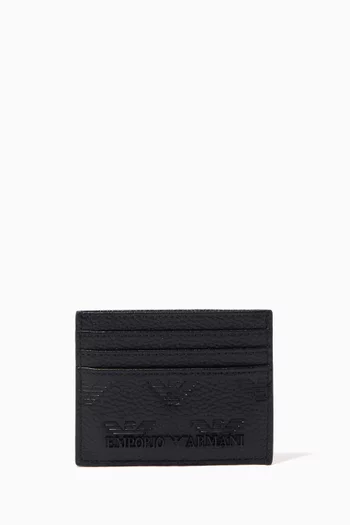 Minorca Eagle Card Holder in Leather