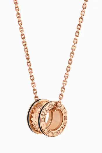 B.zero1 Rock Necklace in 18kt Rose Gold  