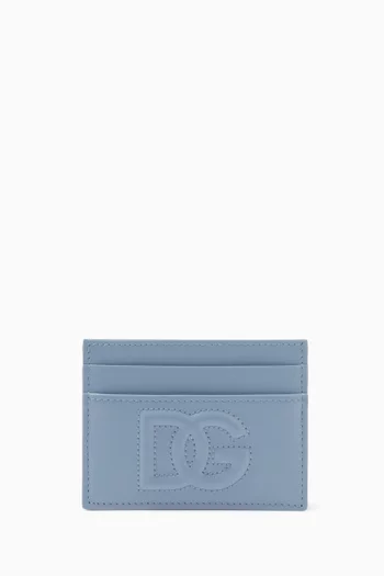 DG Logo Card Holder in Leather