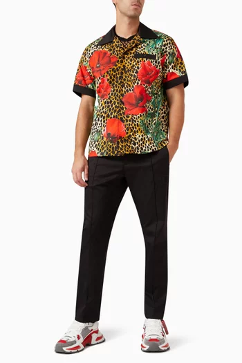 Printed Shirt in Cotton 