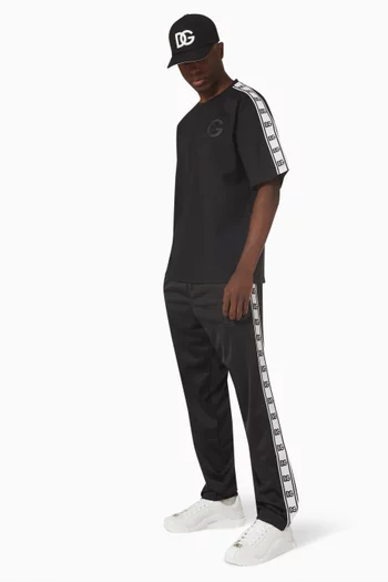 Tennis Stripe Track Pants in Jersey