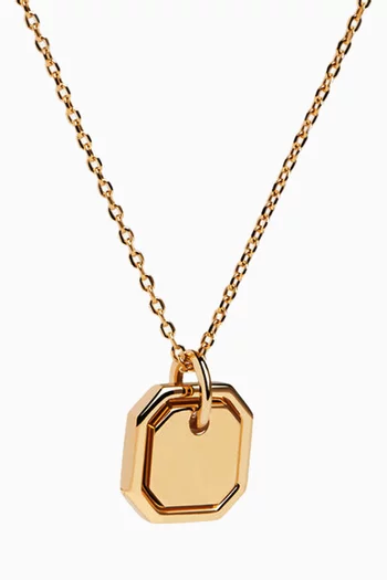 Octet Necklace in 18kt Gold-plated Sterling Silver   