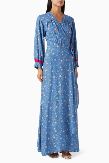 Kate Floral-print Maxi Dress in Rayon