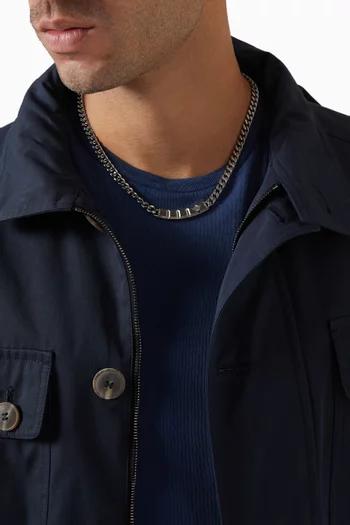 EA Eagle Sentimental Necklace in Stainless Steel  