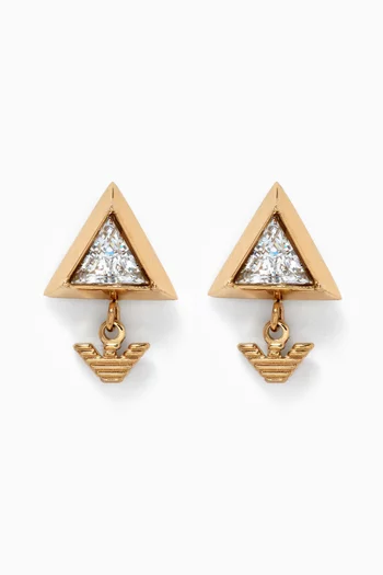EA Eagle Sentimental Earrings in Stainless Steel 