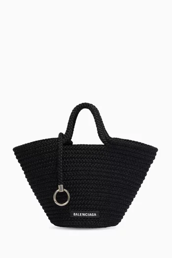 Small Ibiza Basket Tote Bag in Cord