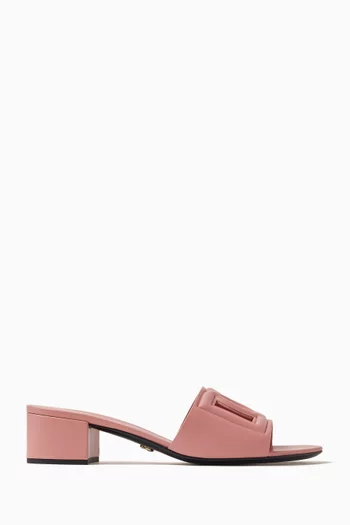 DG Millennials 40 Mule Sandals in Leather