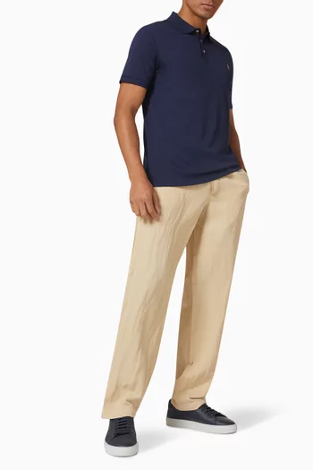 Polo Shirt in Cotton Piqué 