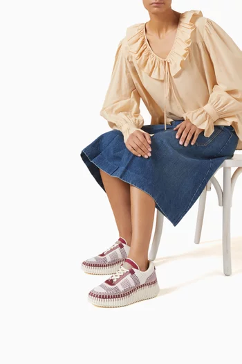 سنيكرز ناما قماش شبكي بتأثير بسيط على البيئة