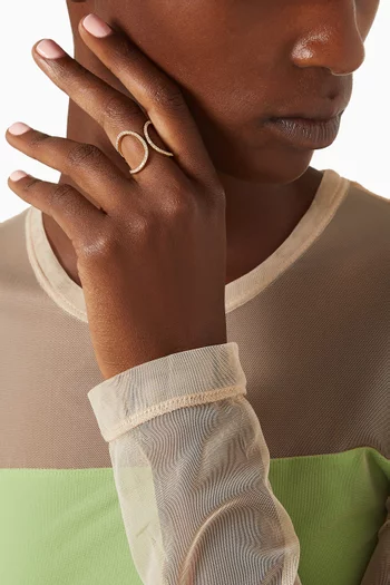 Aphrodite Diamond Ring in 18kt Yellow Gold  