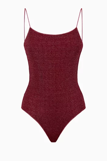 Lumiére Maillot Swimsuit in Lurex