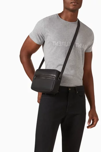 Camp Camera Bag in ECONYL® & Lambskin 