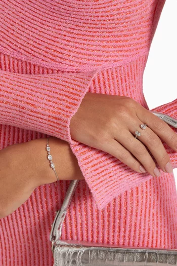 Palace Baguette Diamond Bracelet in 18kt White Gold