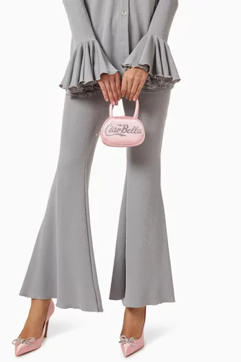 Super Amini Ciao Bella Top-handle Bag in Satin