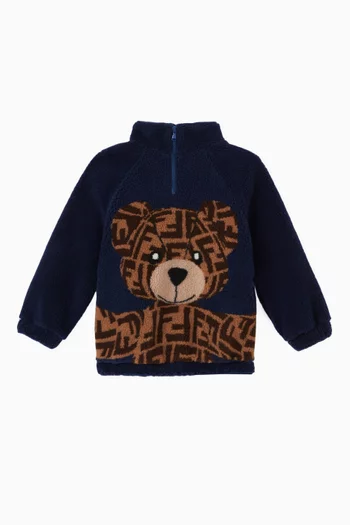 Teddy Bear Sweatshirt in Wool