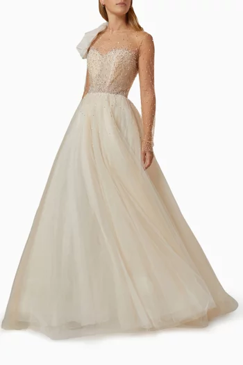 Marion Gown in Beaded Tulle