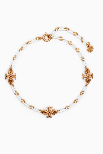 Roxanne Chain Bracelet in 18kt Gold-plated Brass   