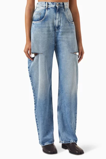 High-rise Jeans in Denim