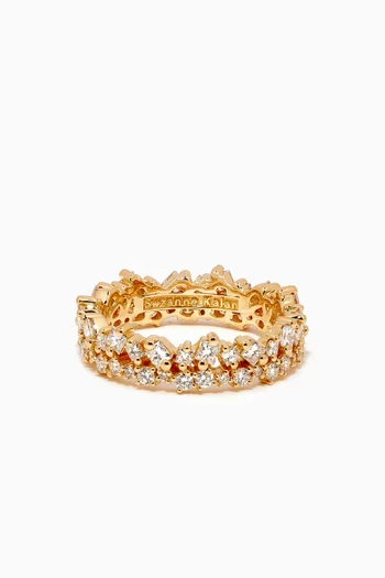 Diamond Ring in 18kt Yellow Gold