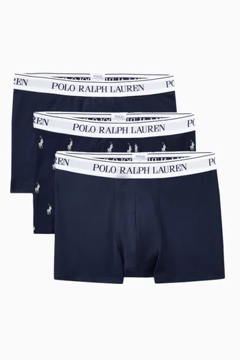 POLO Ralph Lauren Men's Classic Fit Cotton Knit Boxers, 3-Pack, Polo  Black/Red, L price in UAE,  UAE