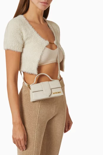 Le Bambino Mini Flap Bag in Linen