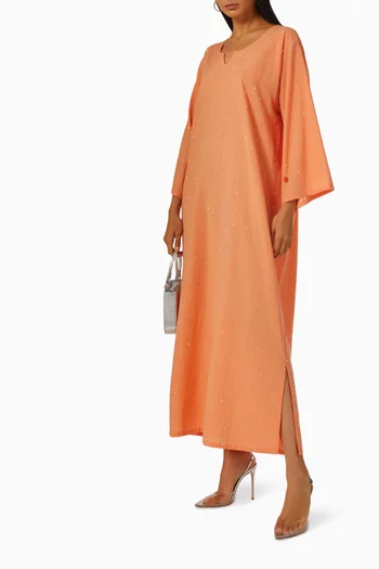 Studded Kaftan in Cotton