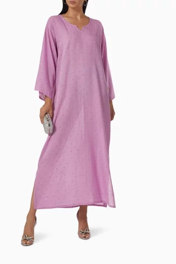 Studded Kaftan in Cotton