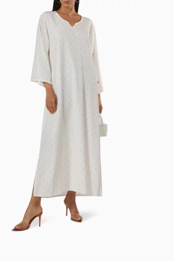 Studded Kaftan in Cotton
