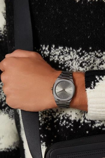 ساعة انثراسايت الترا ثن بتصميم قطعة واحدة، 40 مم