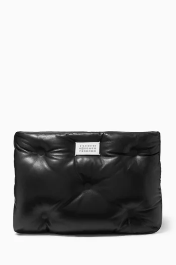 Glam Slam Clutch in Quilted Nappa