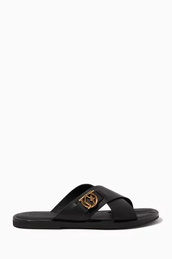 Logan Sandals in Leather
