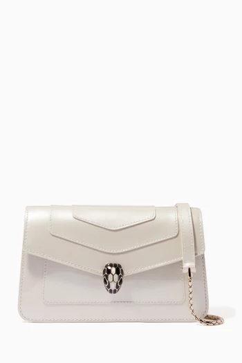 Serpenti Forever Chain Wallet in Leather