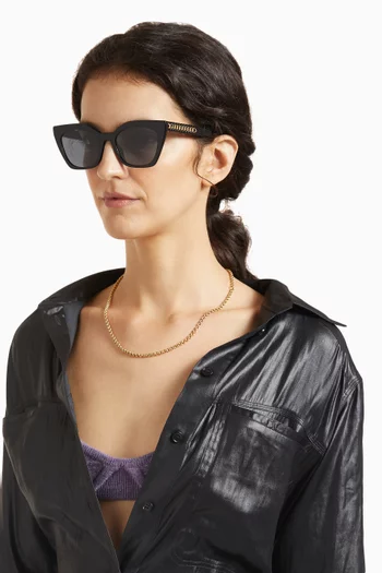 Geometric Sunglasses in Bio-acetate