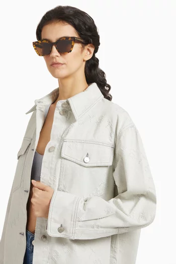 Geometric Sunglasses in Bio-acetate